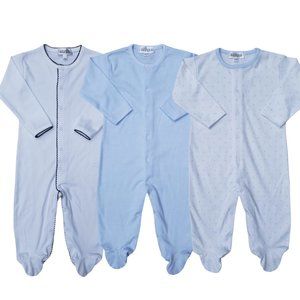 3 Pack Footie Newborn Baby Boys Pack